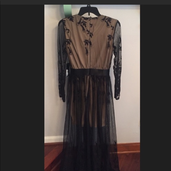 Lulu's Night Moves Lace SO SEXY Maxi M - Picture 6 of 8